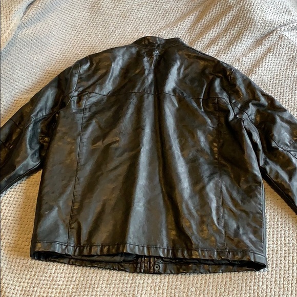 Faux leather Kenneth Cole jacket. - Picture 2 of 6